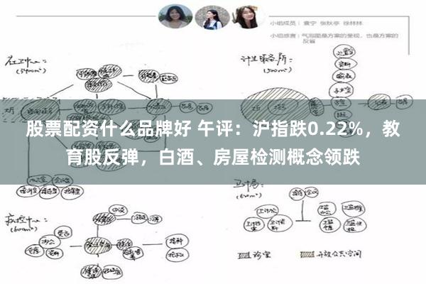 股票配资什么品牌好 午评：沪指跌0.22%，教育股反弹，白酒、房屋检测概念领跌