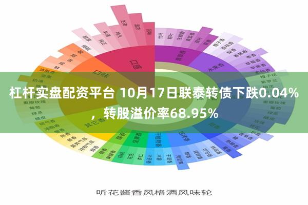 杠杆实盘配资平台 10月17日联泰转债下跌0.04%，转股溢价率68.95%